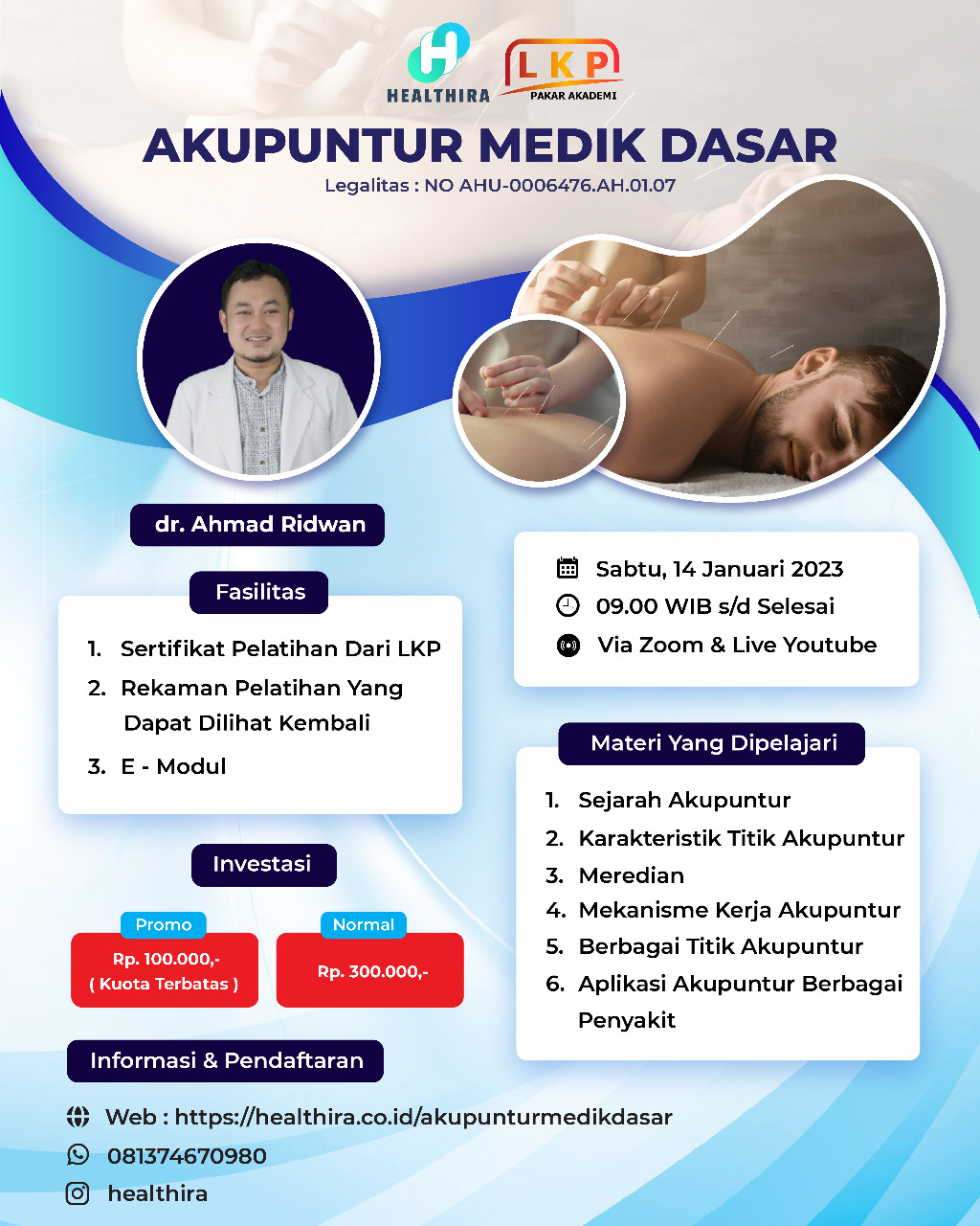 SERTIFIKAT AKUPUNTUR MEDIK DASAR 14 JANUARI 2023