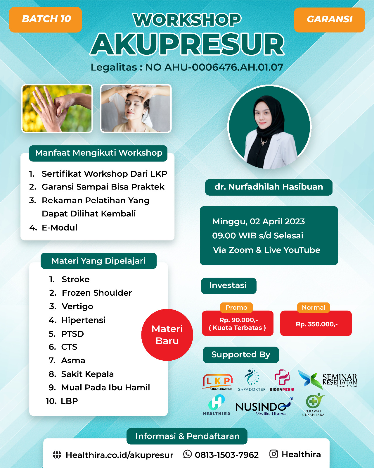 SERTIFIKAT WORKSHOP AKUPRESUR (02 APRIL 2023)