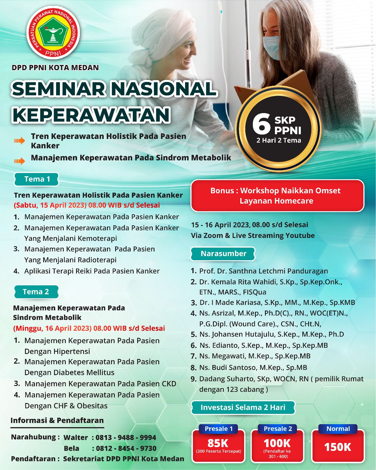 SEMINAR NASIONAL KEPERAWATAN 15-16 APRIL 2023