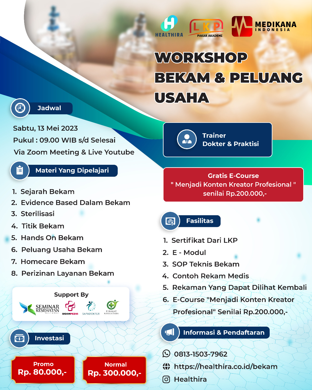 SERTIFIKAT WORKSHOP BEKAM & PELUANG USAHA (13 MEI 2023)