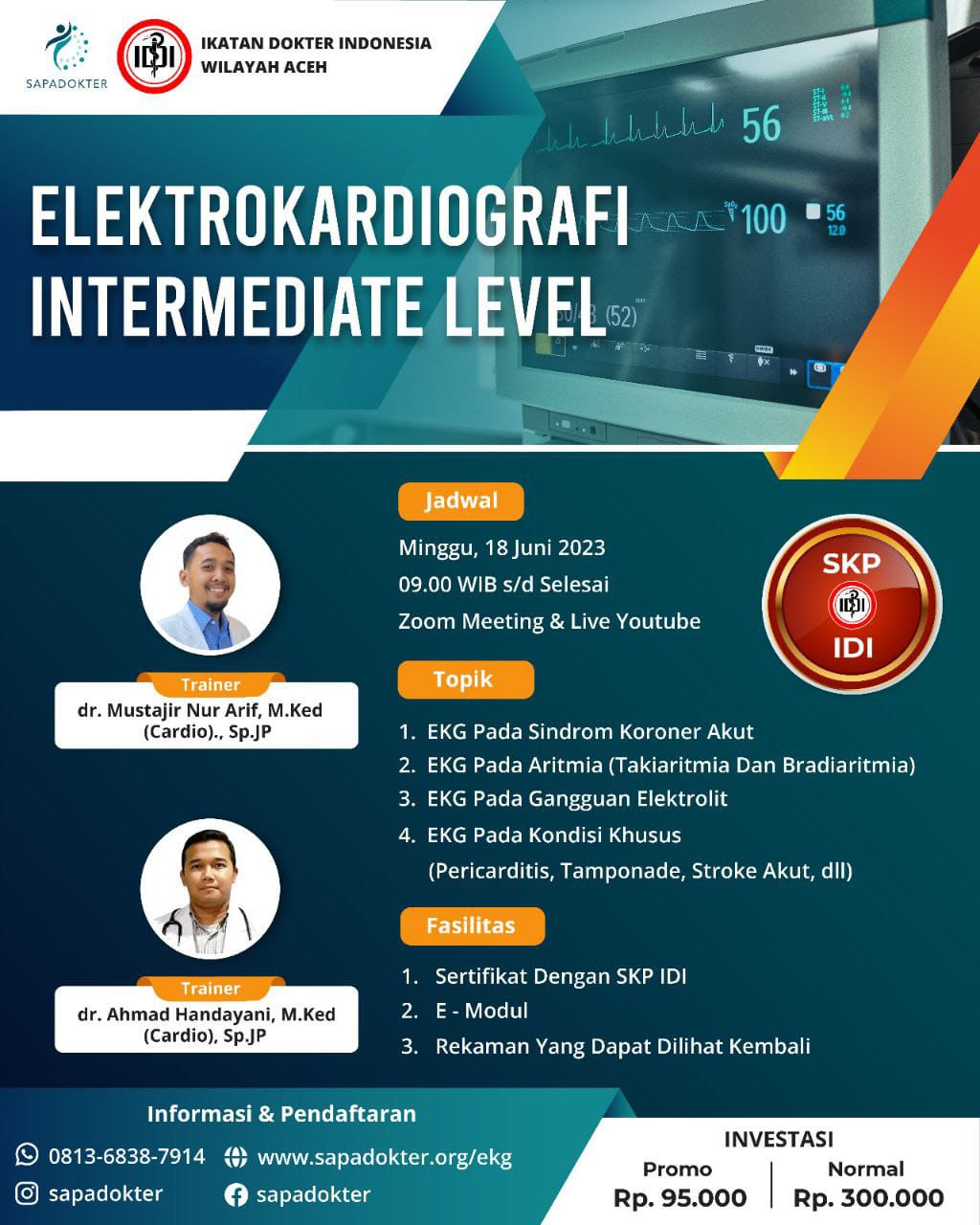 SERTIFIKAT ELEKTROKARDIOGRAFI INTERMEDIATE LEVEL