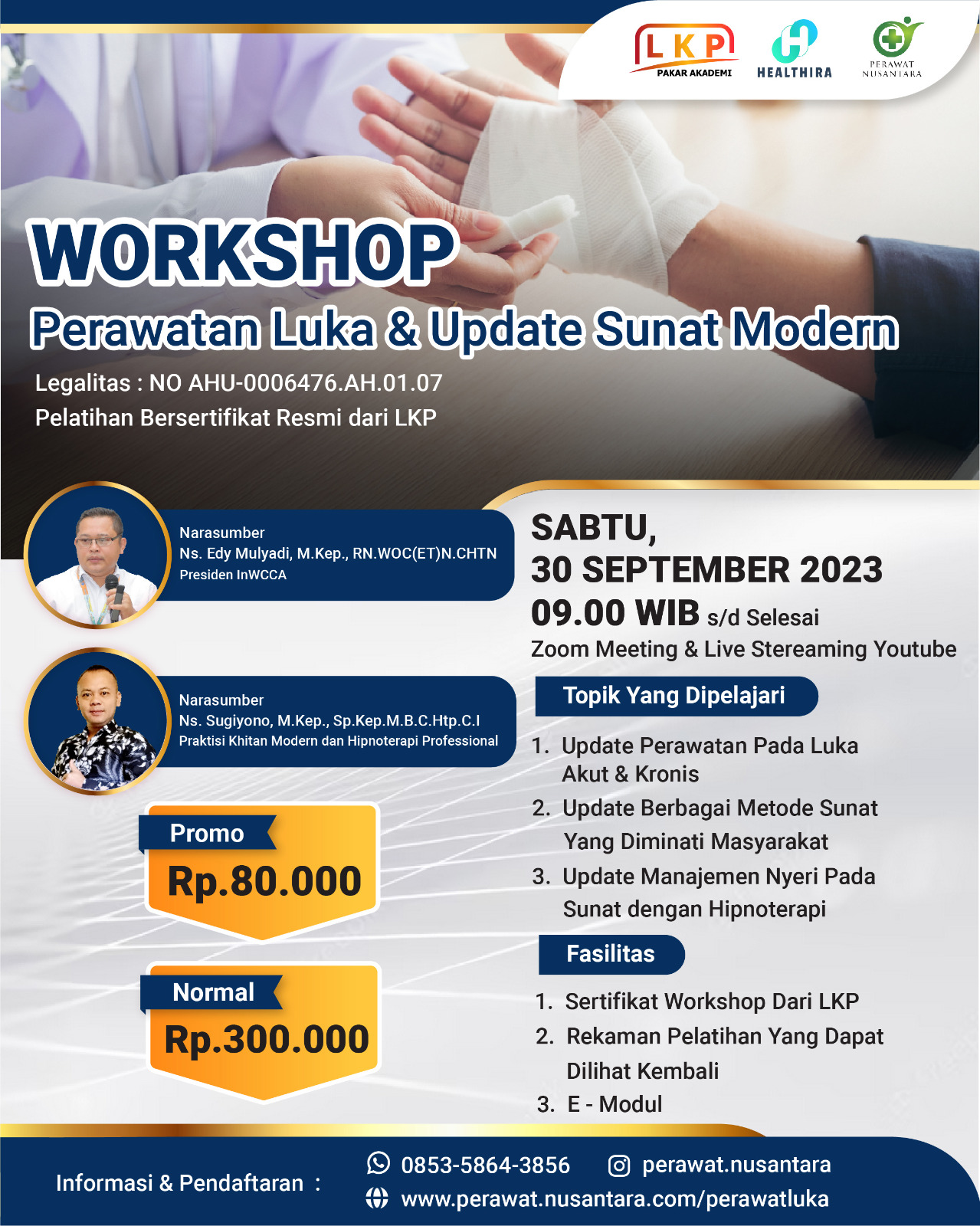 WORKSHOP PERAWATAN LUKA & UPDATE SUNAT MODERN