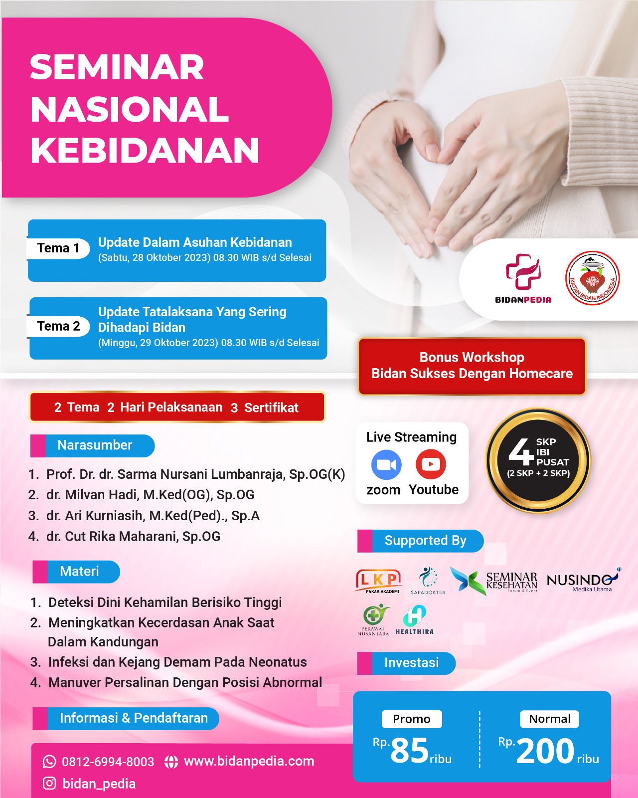 SERTIFIKAT SEMINAR NASIONAL KEBIDANAN (28-29 OKTOBER 2023)