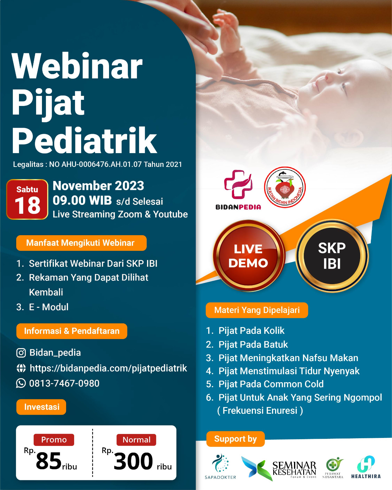 SERTIFIKAT WEBINAR PIJAT PEDIATRIK 