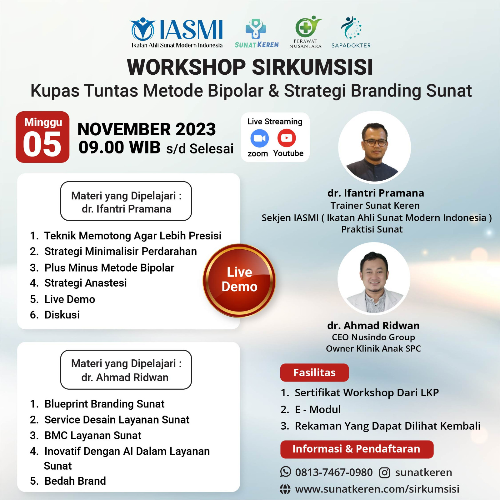 SERTIFIKAT WORKSHOP SIRKUMSISI KUPAS TUNTAS METODE BIPOLAR & STRATEGI BRANDING SUNAT 