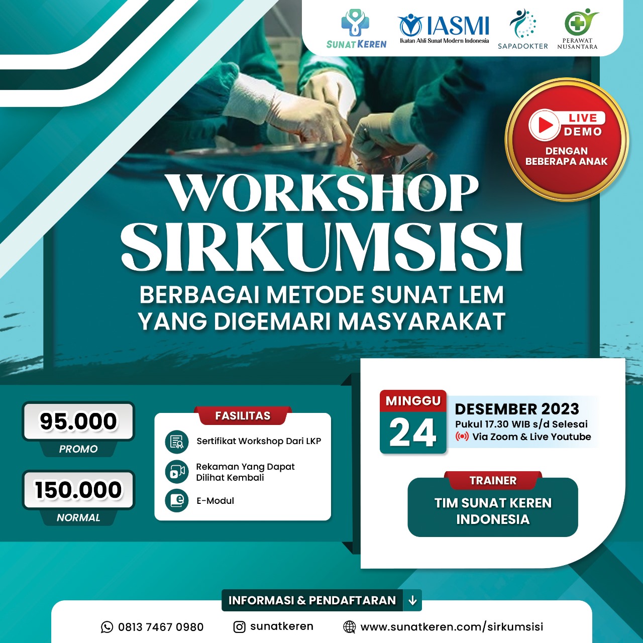 SERTIFIKAT WORKSHOP SIRKUMSISI SUNAT LEM ( 24 DESEMBER 2023 )